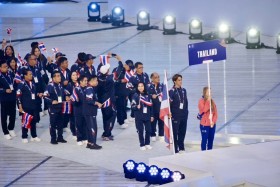 &quot;วราภรณ์“ รองปลัดกระทรวง อว. ร่วมให้กำลังใจทีมเทเบิลเทนนิสไท ... พารามิเตอร์รูปภาพ 1